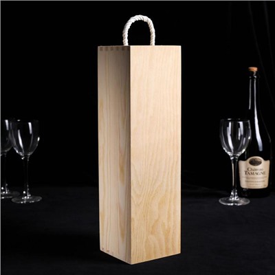 Ящик для хранения вина «Белладжо», 41×10 см, на 1 бутылку