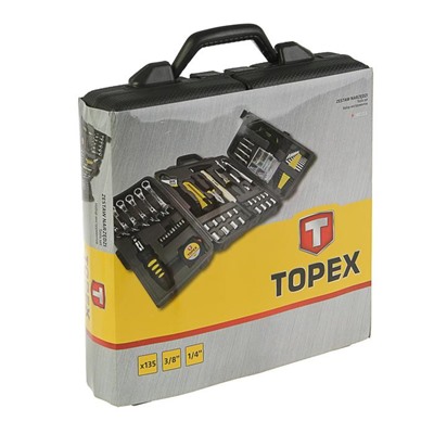 Набор инструмента TOPEX 38D215, 135 предметов + ПОДАРОК