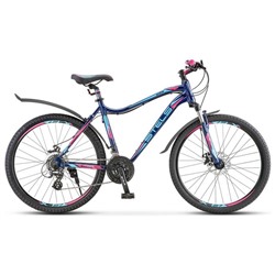 Велосипед 26" Stels Miss-6100 MD, V030, цвет тёмно-синий, размер рамы 19"