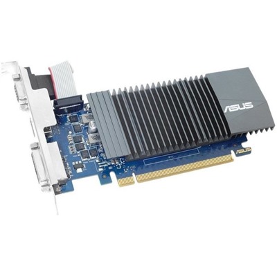 Видеокарта Asus GeForce GT 710 (GT710-SL-1GD5-BRK) 1G, 64bit, GDDR5, 902/5010, Ret