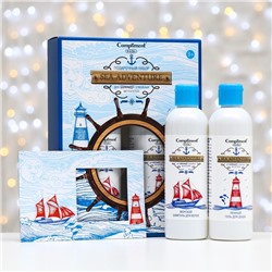 Подарочный набор Compliment Kids sea adventure: шампунь для волос, 250 мл + гель для душа, 250 мл + магнит
