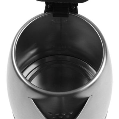 Чайник электрический Luazon LSK-1813, металл, 2 л, 1800 Вт, серебристый