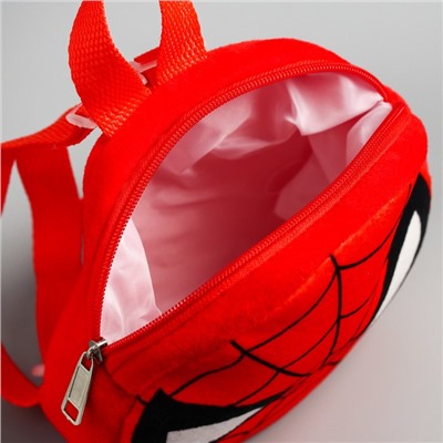 Рюкзак детский плюшевый, Человек-паук