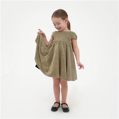 Платье нарядное детское KAFTAN, р. 28 (86-92 см), золотистый