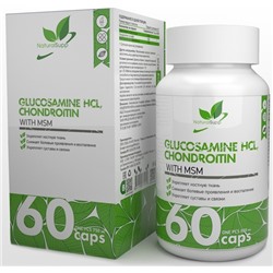 Глюкозамин, Хондроитин Naturalsupp Glucosamine Chondroitin Msm 60 капс.
