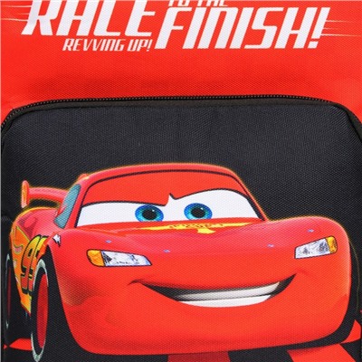 Рюкзак с карманом "RACE to the FINISH!" Тачки