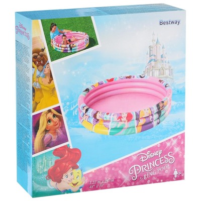 Бассейн надувной Princess, 122 х 25 см, от 2 лет, 91047 Bestway