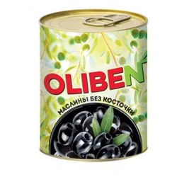«OLIBEN», маслины без косточки, 270 гр. KDV