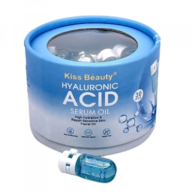 Сыворотка для лица в капсулах Kiss Beauty Hyaluronic Acid Serum Oil 30 шт