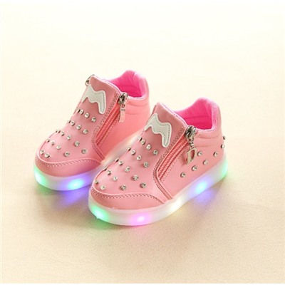 Ботинки для девочки с LED подсветкой 603