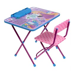 Набор детской мебели «Рапунцель»: стол, пенал, стул мягкий