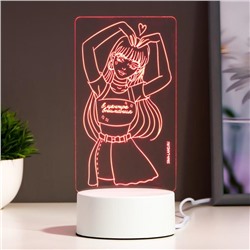 Светильник "Девушка" LED RGB от сети