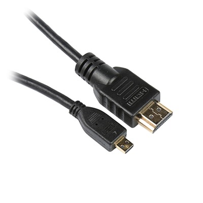 Кабель HDMI - Micro HDMI, 3 м, чёрный