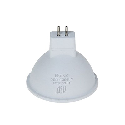 Лампа светодиодная ASD LED-JCDR-standard, GU5.3, 5.5 Вт, 230 В, 3000 К, 495 Лм