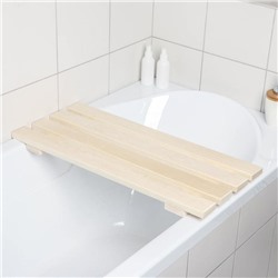 Решётка-трапик для бани и ванны малый 70×30×4 см, осина, сорт А