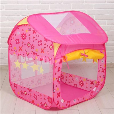 Игровая палатка «Дом принцессы», цвет розовый, металлический каркас