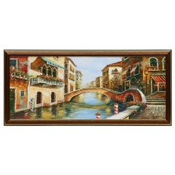 Картина "Городской мост" 20х50 (23*53)см