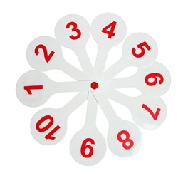 Касса «Веер», цифры от 1 до 20 прямой и обратный счёт