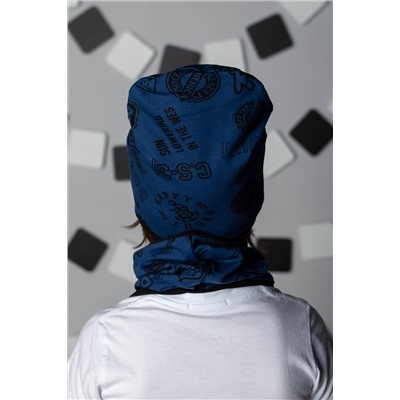 Комплект шапка и шарф для мальчика КТ 585