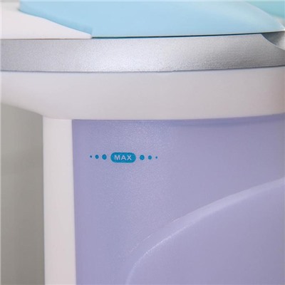 Диспенсер для антисептика/жидкого мыла, сенсорный, на батарейках, 400 мл, цвет голубой