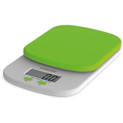 Весы кухонные Starwind SSK2155, электронные, до 2 кг, зеленый