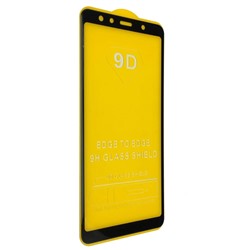 Защитное стекло Samsung A750/A7 2018 (черный) 9D тех.упаковка