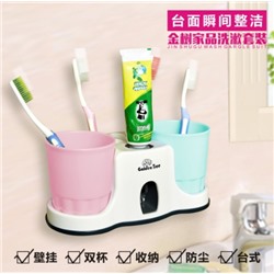 Подставка для зубных щеток с подачей зубной пасты LS-13-184