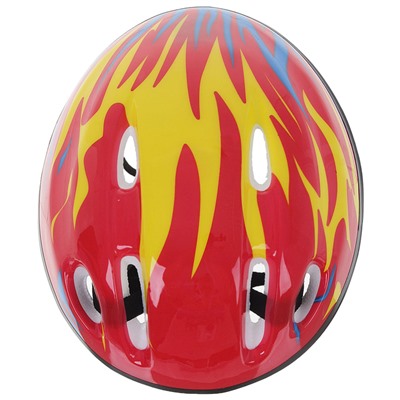 Шлем защитный детский OT-H6, размер S, 52-54 см, цвет красный