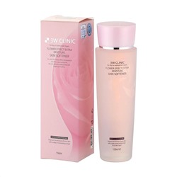 3W CLINIC Тоник для лица Flower Effect Extra Moisture Skin Softner, 150 мл