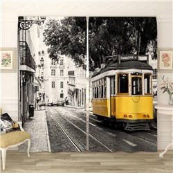 Фотошторы Желтый трамвай