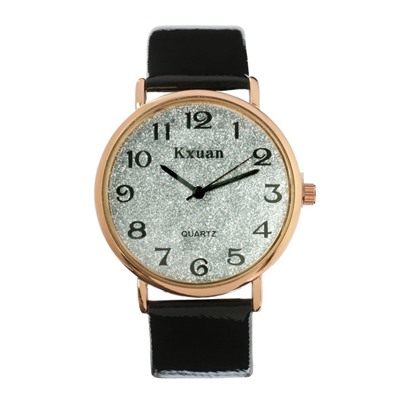 Часы наручные женские "Kxuan", d=3.5 см, черные