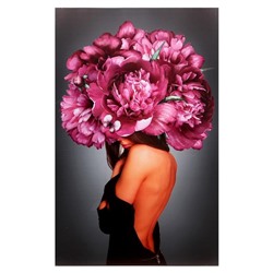 Картина на подрамнике "Леди-розовый букет" 70*110