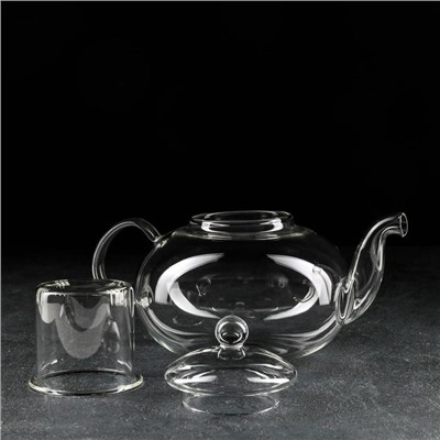 Чайник заварочный «Валенсия», 1,2 л, со стеклянным ситом