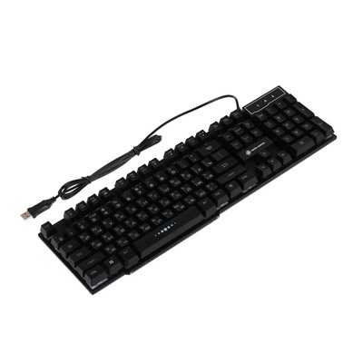 Клавиатура Dialog Gan-Kata KGK-15U, игровая, проводная, с подсветкой, USB, черная
