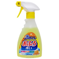 Чистящая спрей пена для ванны с антибактериальным эффектом (с маслом апельсина), Япония, 400 мл Акция