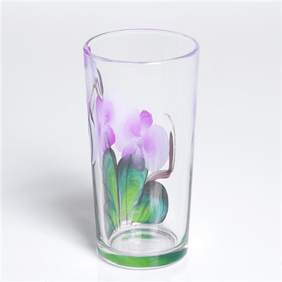 Набор для сока "Орхидея" художественная роспись, 6 стаканов  1250/200 мл