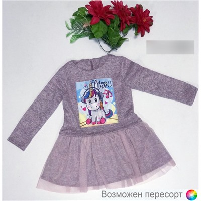 Платье детское с аппликацией арт. 755692