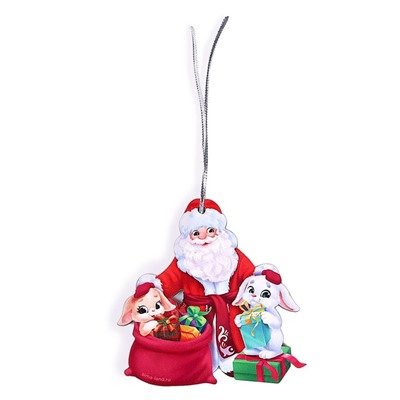 Новогодняя подвеска «‎Подарки Дедушки Мороза»