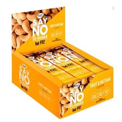 Без сахара «Smart Formula», фруктово-ореховый батончик Cashew, 40 г (упаковка 15 шт.) KDV