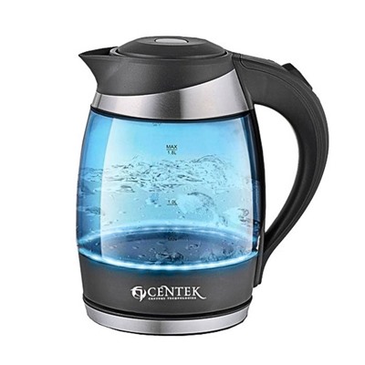 Чайник электрический Centek CT-1015,2200 Вт, 1.8 л, черный