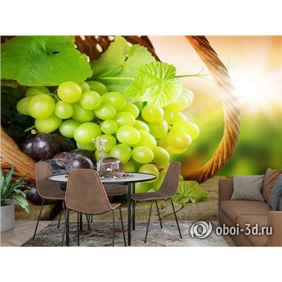 3D Фотообои  «Грозди винограда»