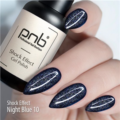 Гель-лак PNB «Shock Effect» 10 Night Blue 8 мл