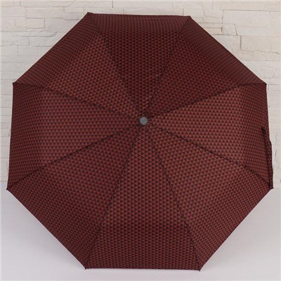 Зонт автоматический «Wilma», ветроустойчивый, 3 сложения, 8 спиц, R = 47 см, цвет МИКС
