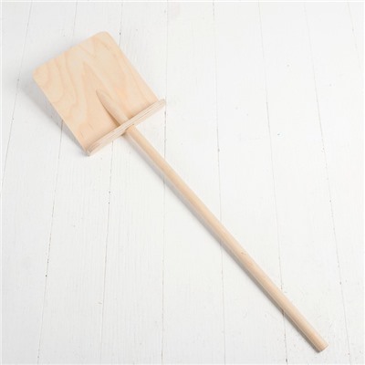 Лопата деревянная большая, размер: 72 × 14.5 см, d черенка:1,4 см