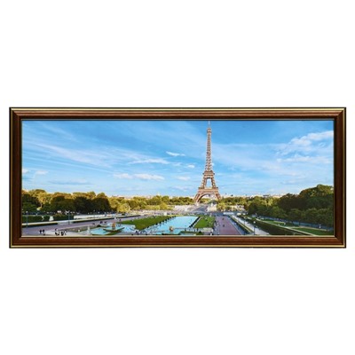 Картина "Париж" 20х50 (23*53)см