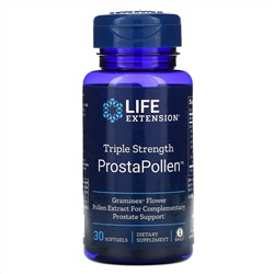 Life Extension, Triple Strength Prostate Pollen, 30 Softgels