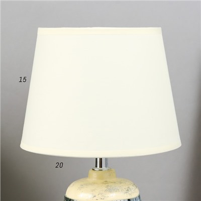Настольная лампа 16881/1BG E14 40Вт бежевый 20х20х34 см