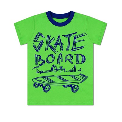 Зелёная футболка для мальчика 80952-МЛС19