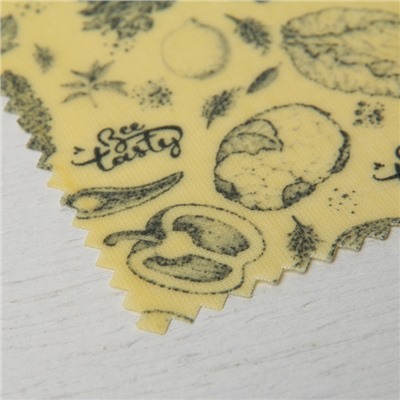 Эко-салфетка с пчелиным воском Bee Tasty, M средняя, 25×25 см