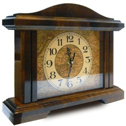 Настольные часы, серия: Интерьер, "Гамма", плавный ход, 28 х 26 х 7 см